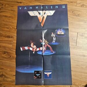 Van Halen Van Halen II Vintage 1979 Promo Album Poster 23x35 Original Rock Ad